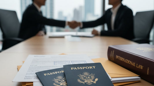 Blog Post: does us allow dual citizenship - Professional illustration