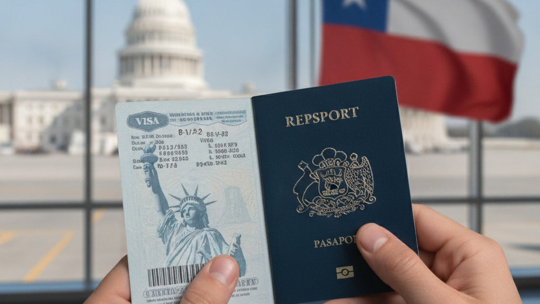 b-1/b-2 visa chile - Professional illustration
