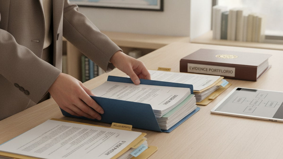 u visa evidence portfolio assembly - Professional illustration