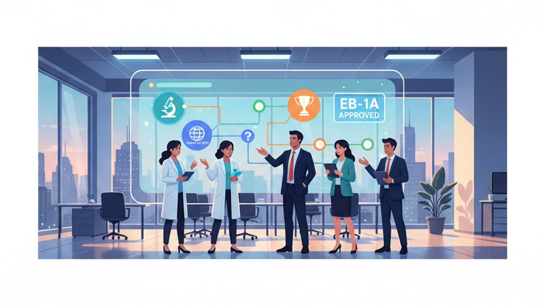 am i eligible for eb-1a - Professional illustration