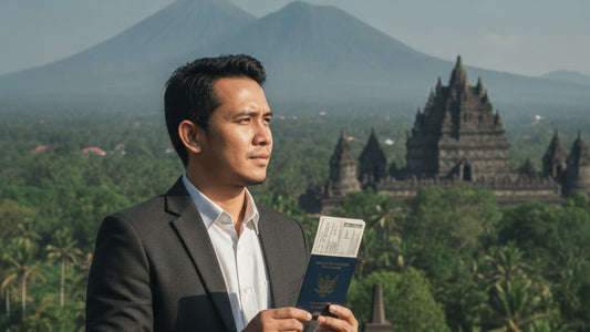 b-1/b-2 visa indonesia - Professional illustration