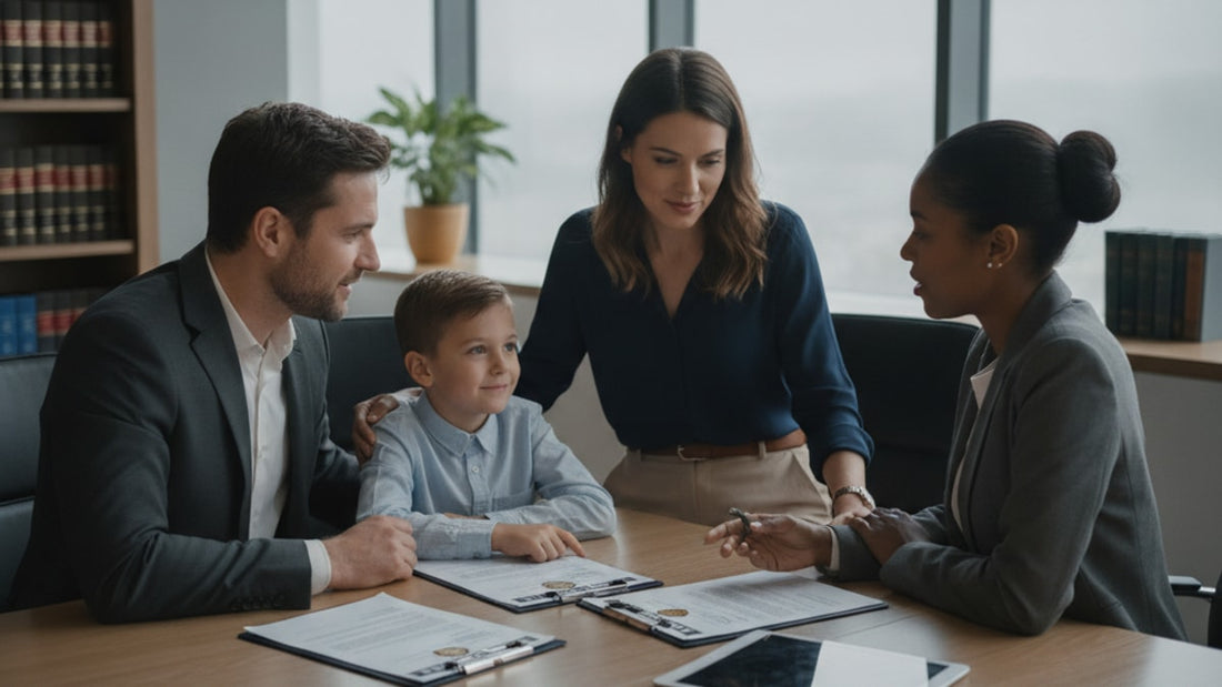 f-2a children status options - Professional illustration