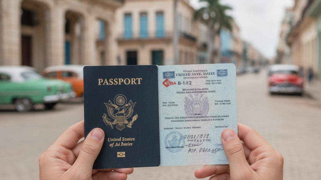 b-1/b-2 visa cuba - Professional illustration