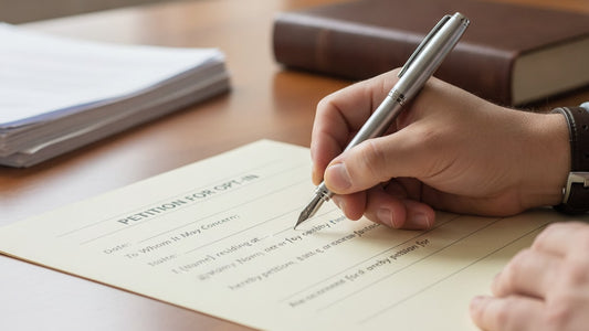 opt petition letter structure - Professional illustration