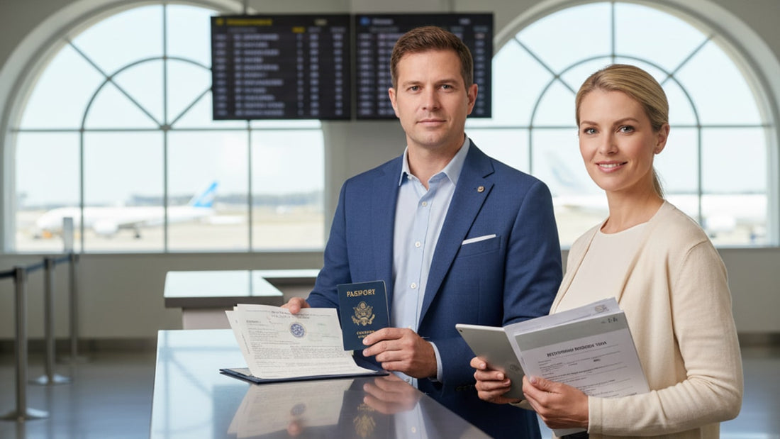 returning resident visa requirements - Professional illustration
