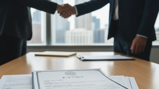 Blog Post: How Long Is the E-3 Visa Valid For - Professional illustration