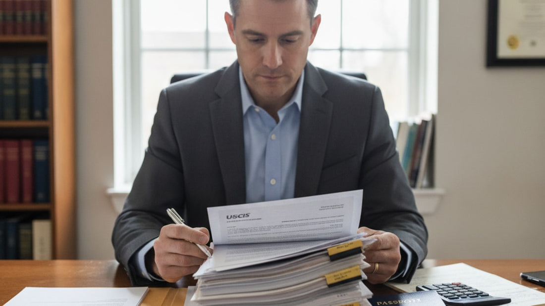 i-130 filing package submission - Professional illustration
