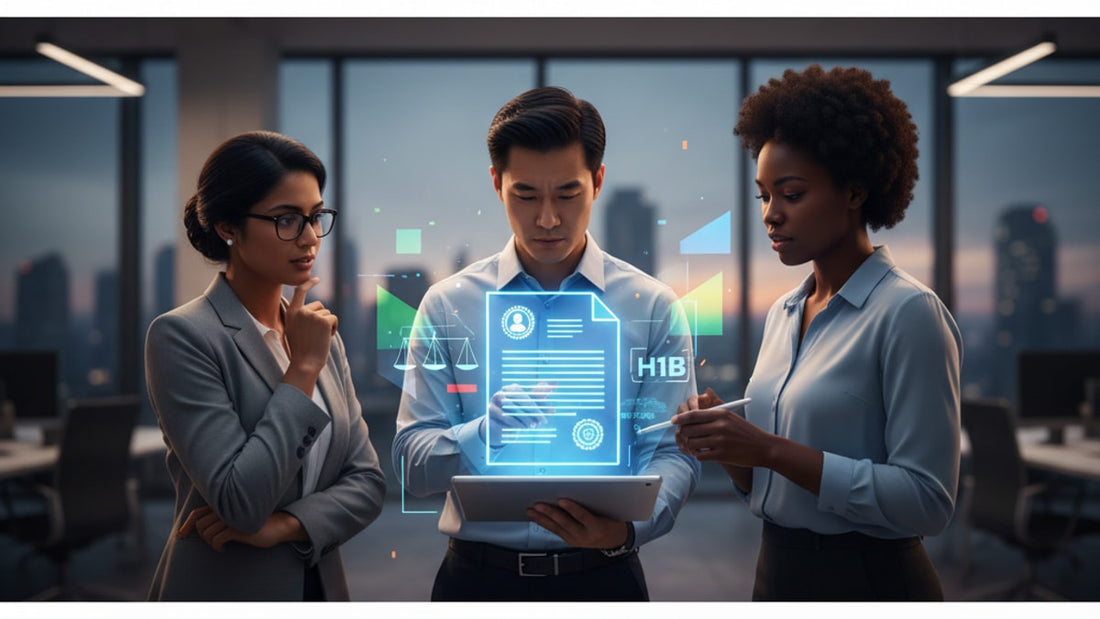 Blog Post: what is the new h1b rule - Professional illustration