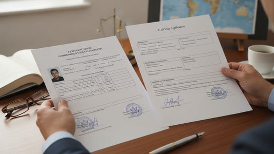 f-2b document translation requirements - Professional illustration