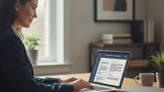 f-3 filing with or without an attorney - Professional illustration