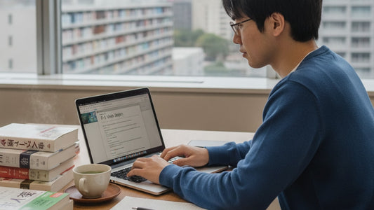 f-1 visa japan - Professional illustration