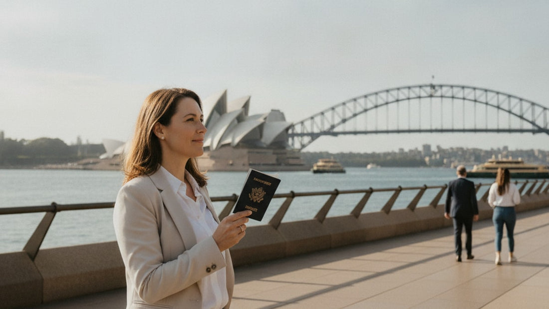 b-1/b-2 visa australia - Professional illustration