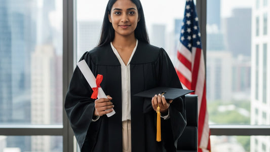 Blog Post: Can an E-2 Visa Holder Study in the U.S. - Professional illustration