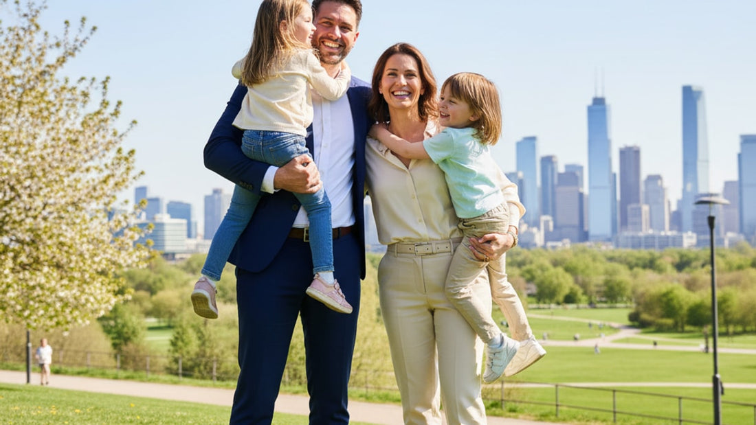 following to join spouse and children - Professional illustration