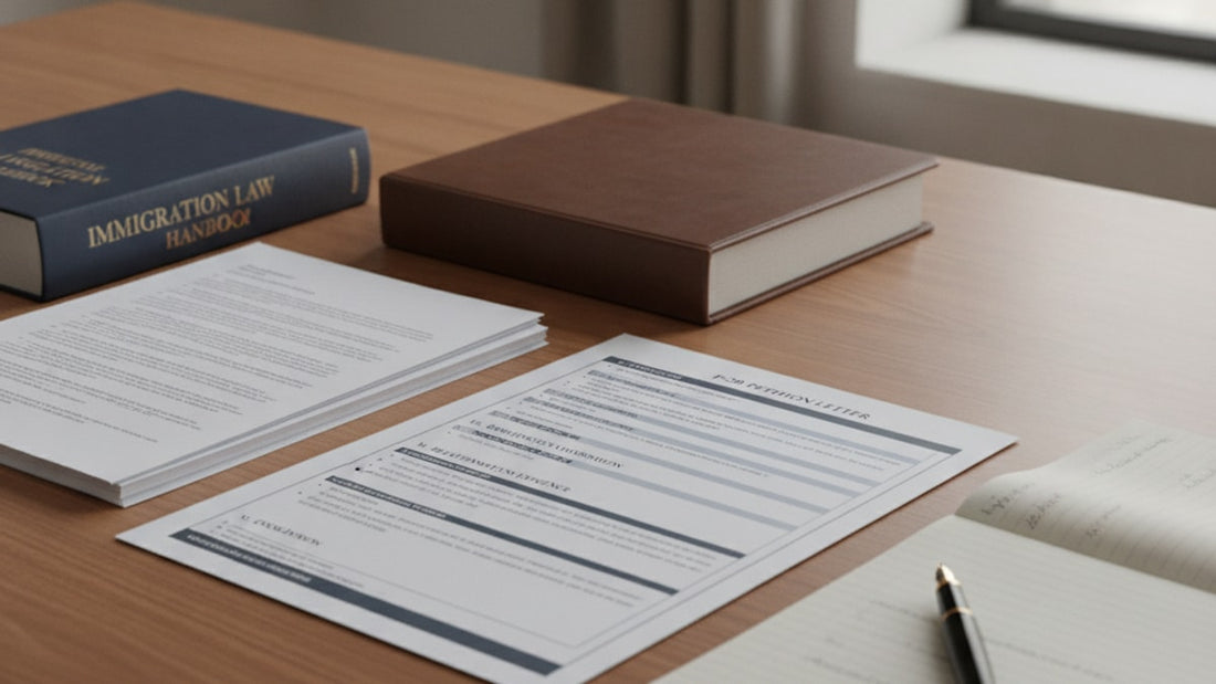 f-2b petition letter structure - Professional illustration