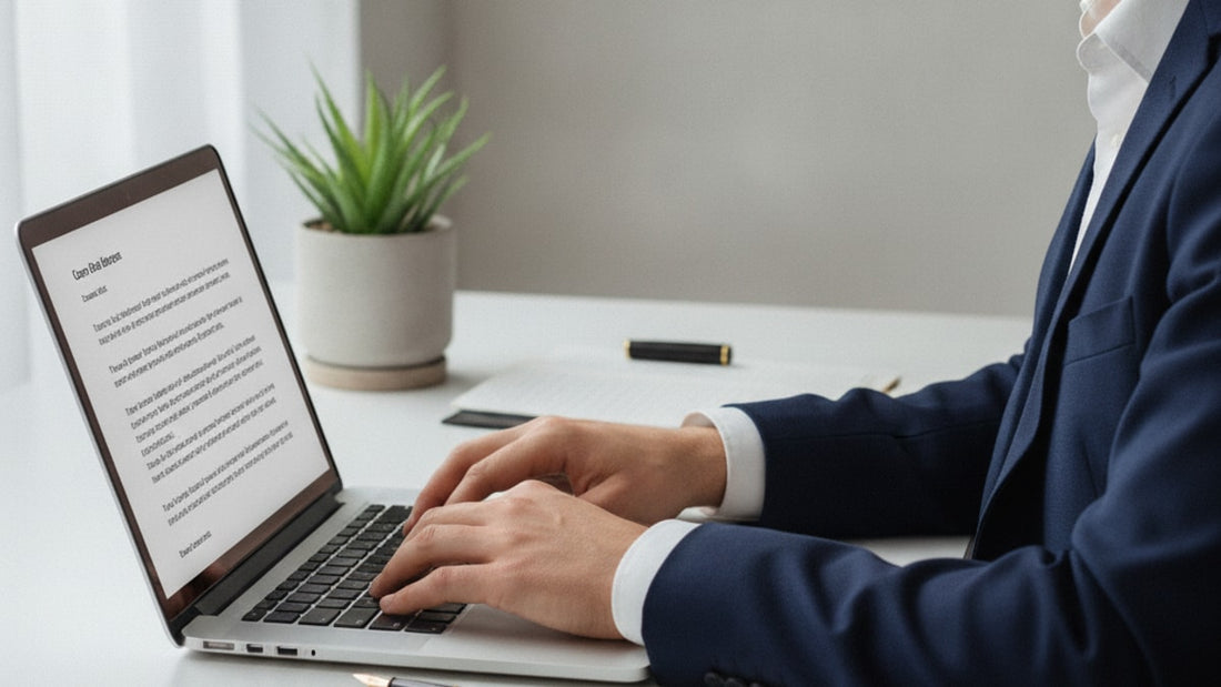 f-2b cover letter best practices - Professional illustration