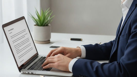 f-2b cover letter best practices - Professional illustration