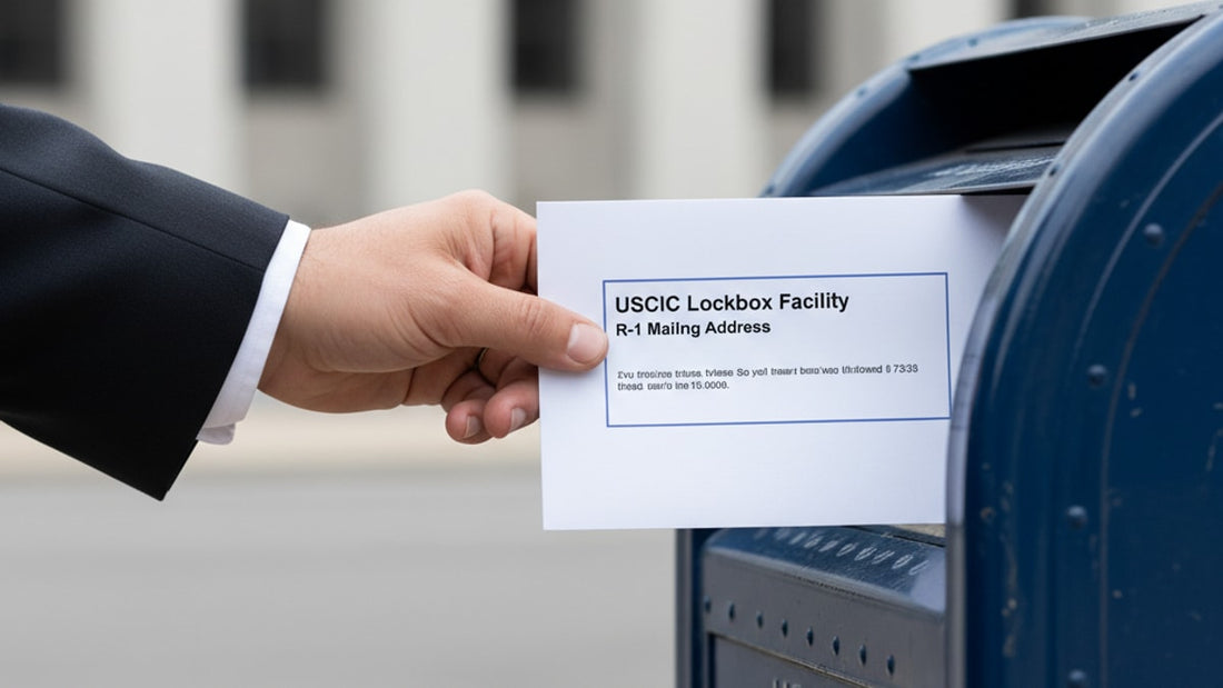 r-1 mailing address uscis lockbox - Professional illustration