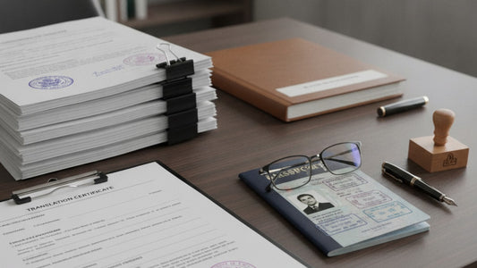 b-1/b-2 document translation requirements - Professional illustration