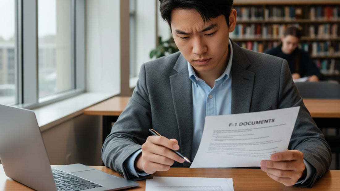 f-1 documents - Professional illustration