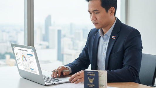 b-1/b-2 visa thailand - Professional illustration