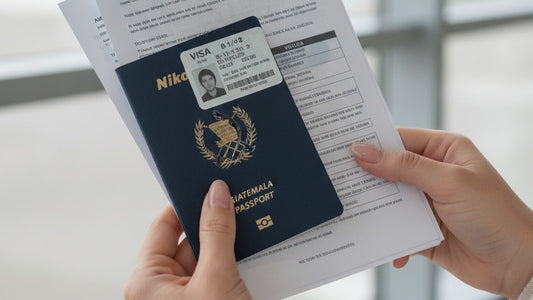 b-1/b-2 visa guatemala - Professional illustration