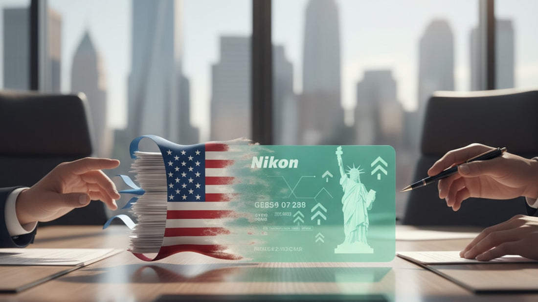 Blog Post: How to Change an E-2 Visa to a Green Card - Professional illustration