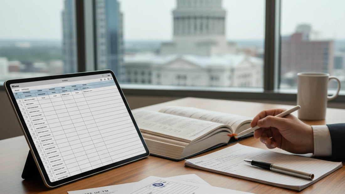 tn form filing checklist - Professional illustration