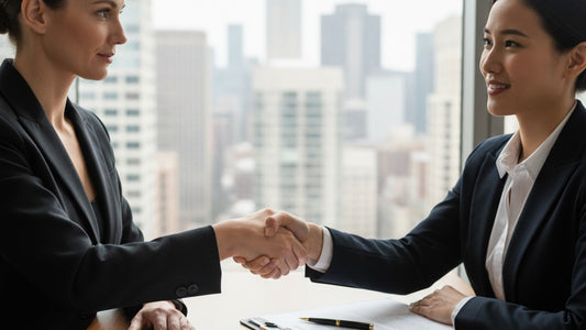 Blog Post: Can an E-2 Visa Holder Work in the U.S. - Professional illustration