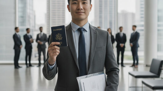 stem opt visa interview at consulate - Professional illustration