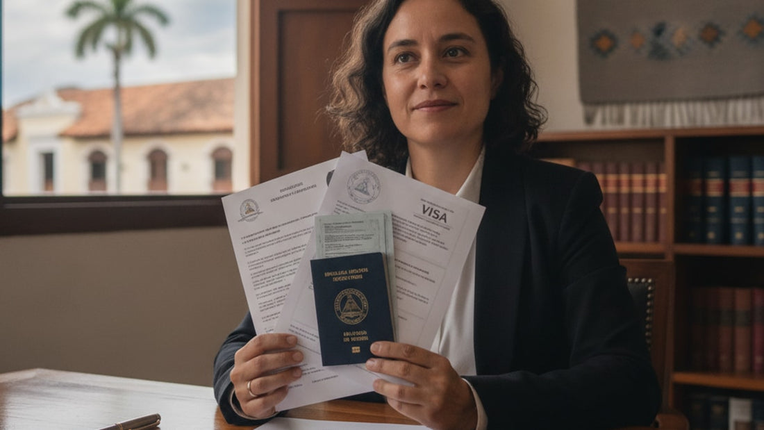 asylum visa nicaragua - Professional illustration