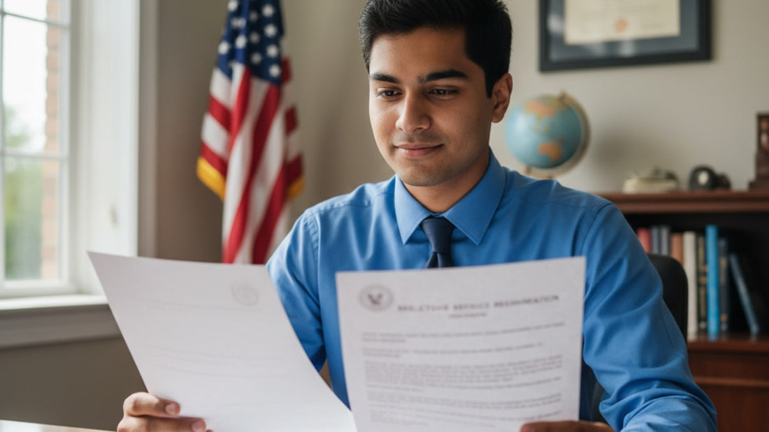 selective service registration naturalization - Professional illustration