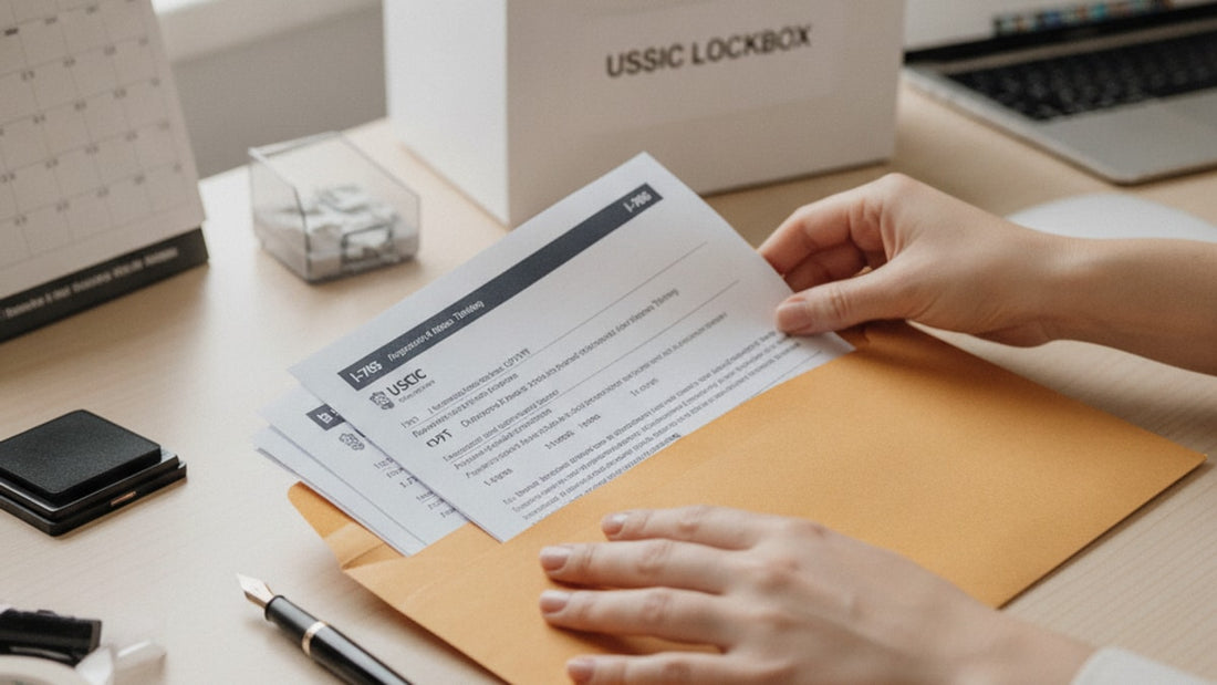 opt mailing address uscis lockbox - Professional illustration