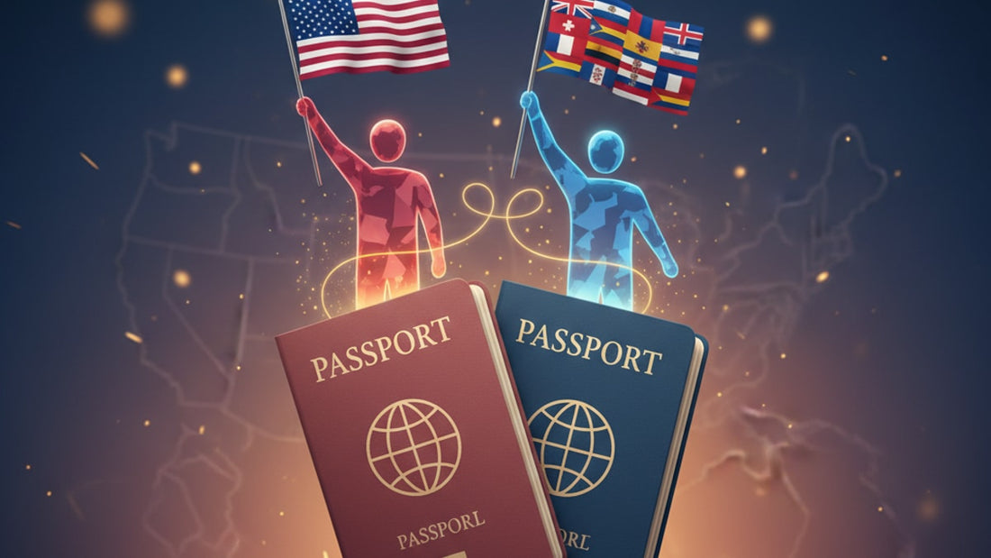 Blog Post: does the us allow multiple citizenships - Professional illustration