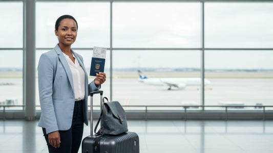 b-1/b-2 visa south africa - Professional illustration
