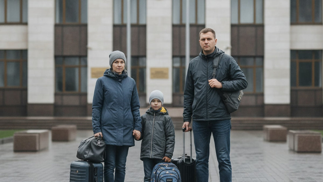 asylum visa ukraine - Professional illustration
