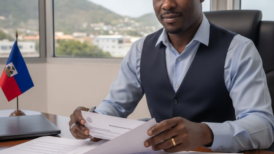 tps visa haiti - Professional illustration