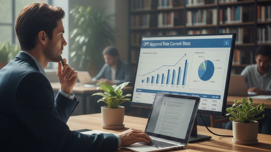 opt approval rate current stats - Professional illustration