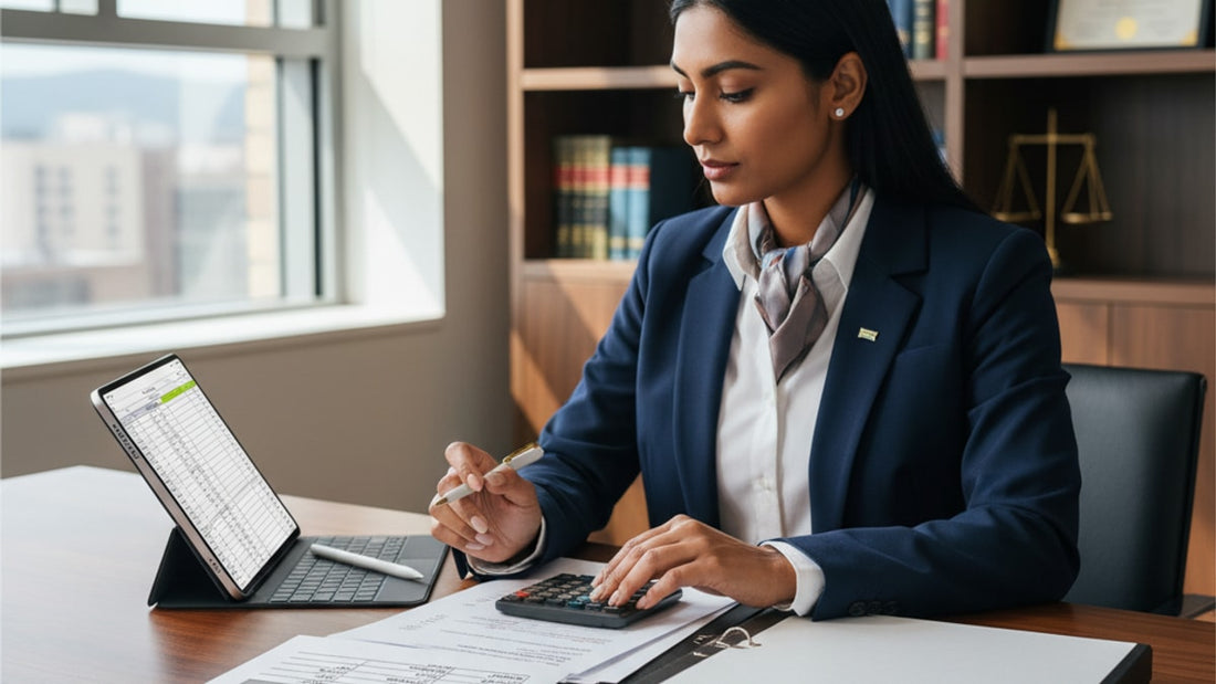 l-1b attorney fees explained - Professional illustration