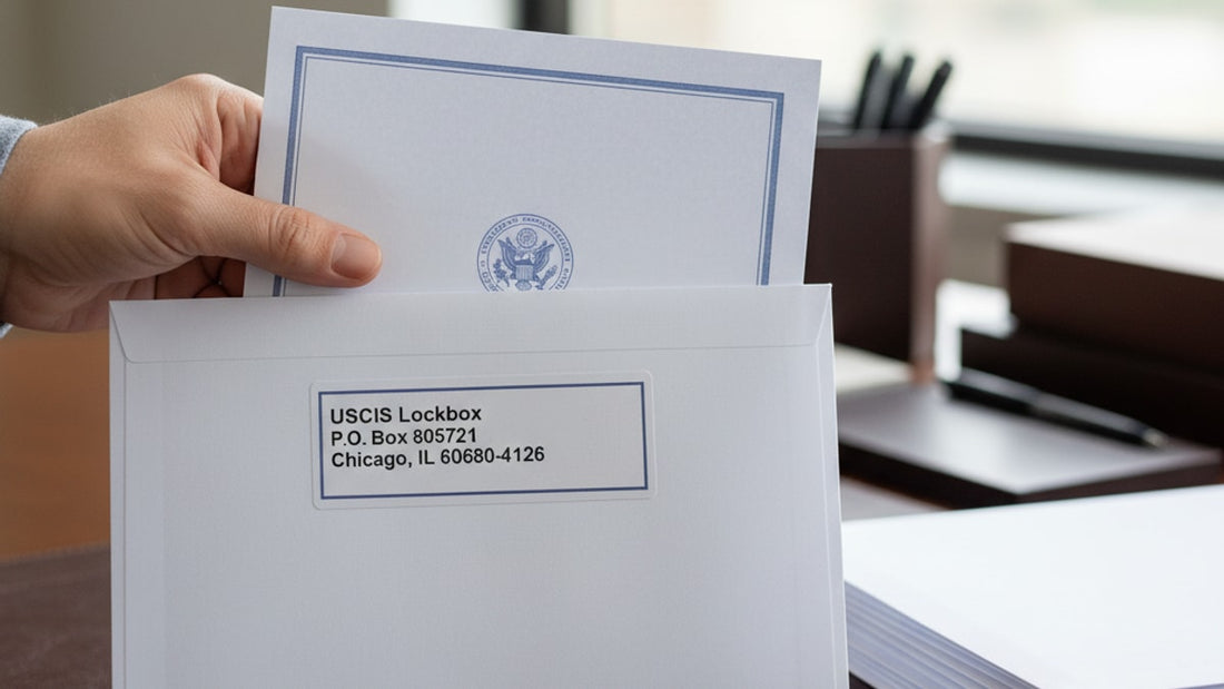 h-2b mailing address uscis lockbox - Professional illustration