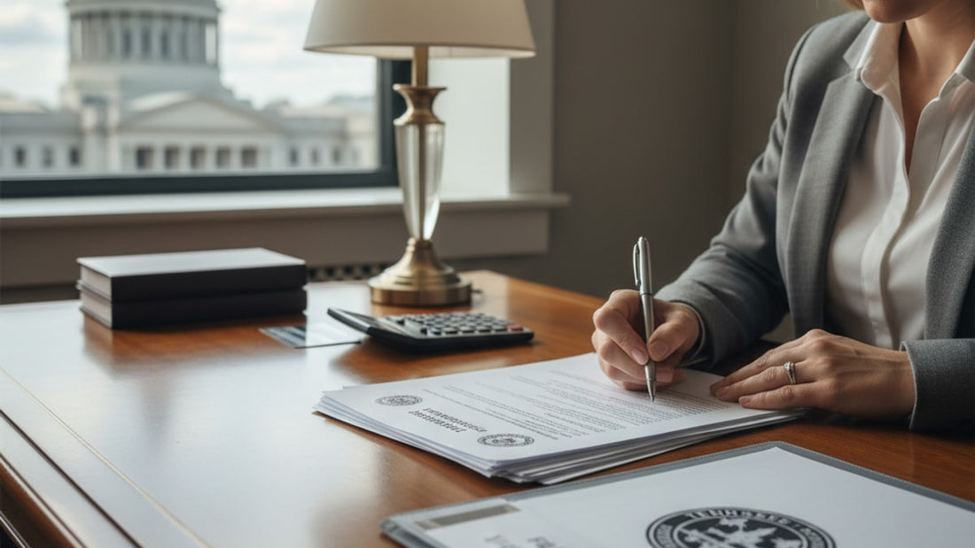tn government filing fees - Professional illustration