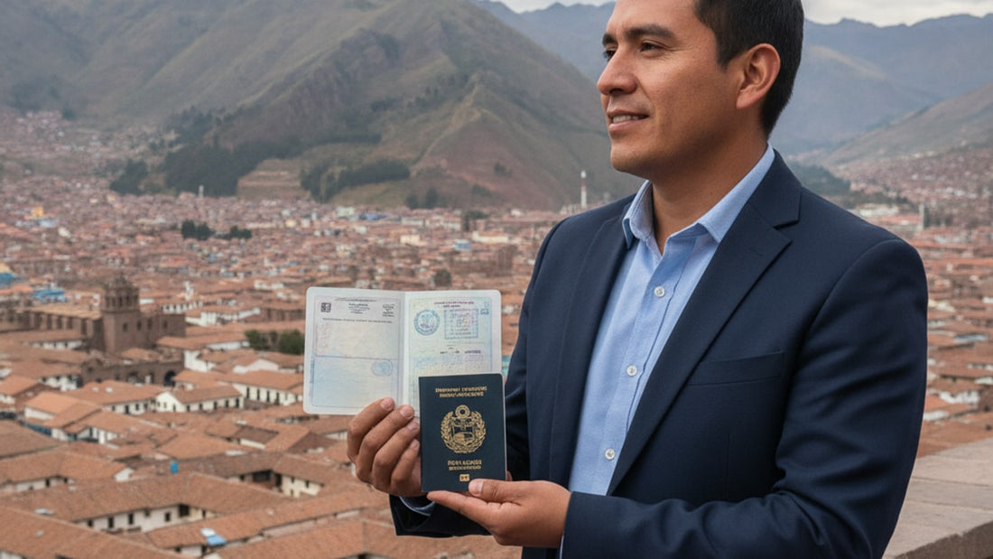 b-1/b-2 visa peru - Professional illustration