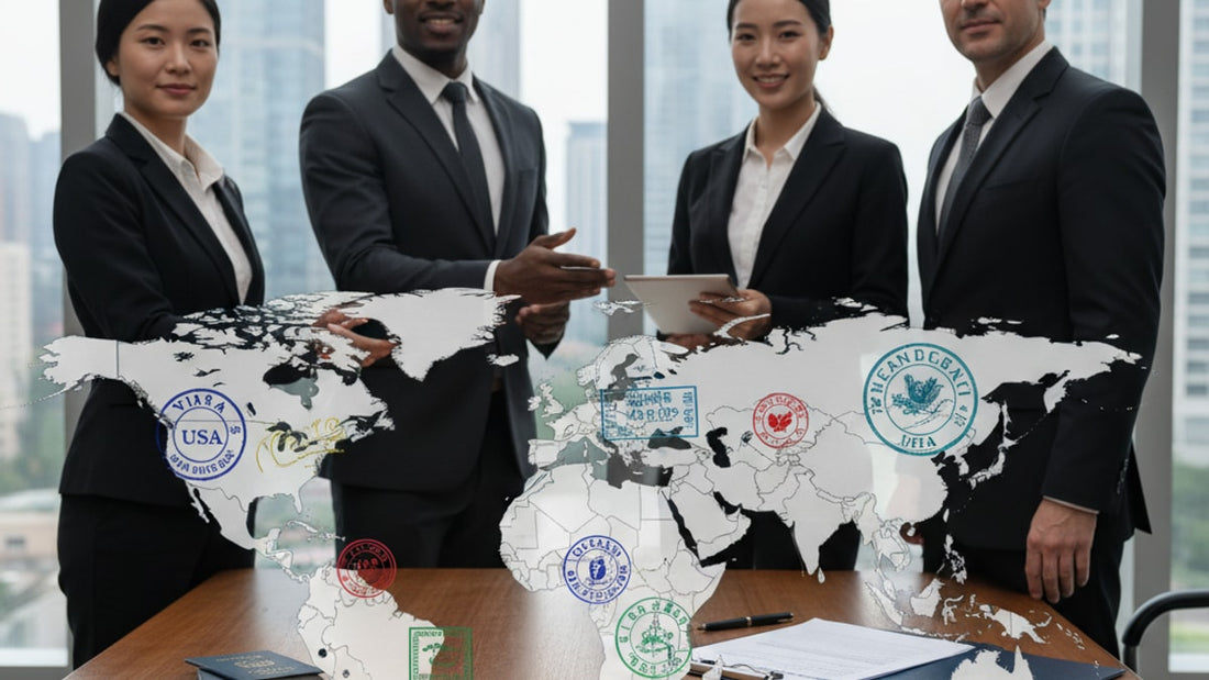 Blog Post: what are non immigrant visas - Professional illustration