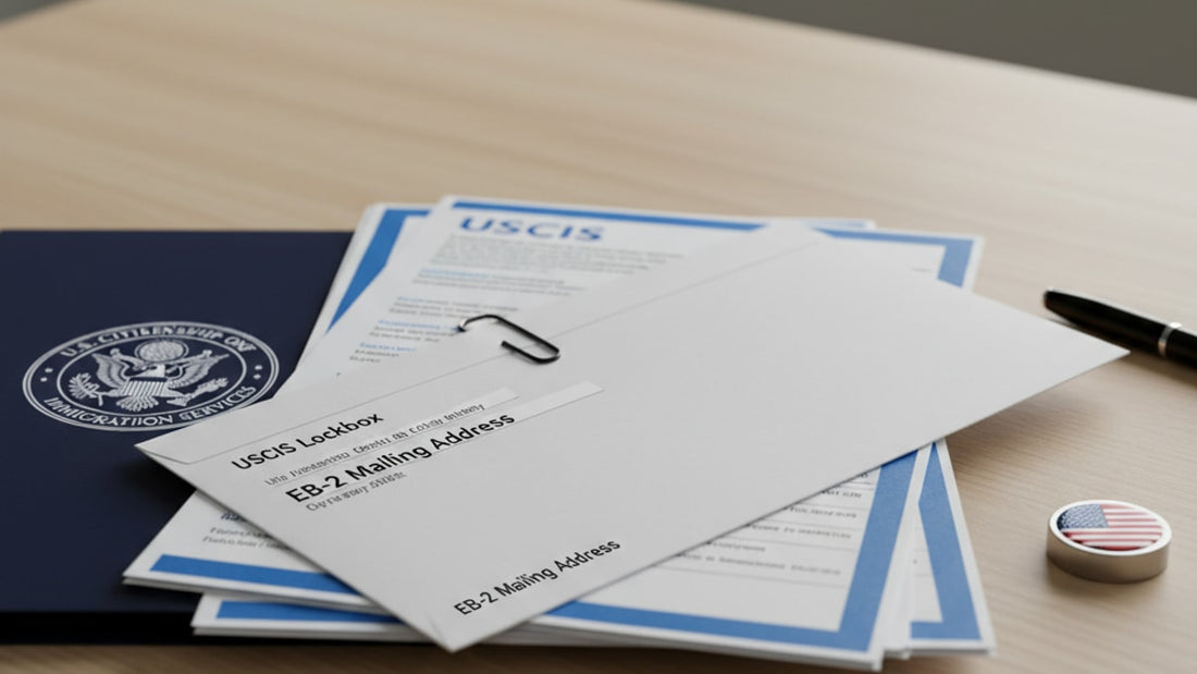 eb-2 mailing address uscis lockbox - Professional illustration