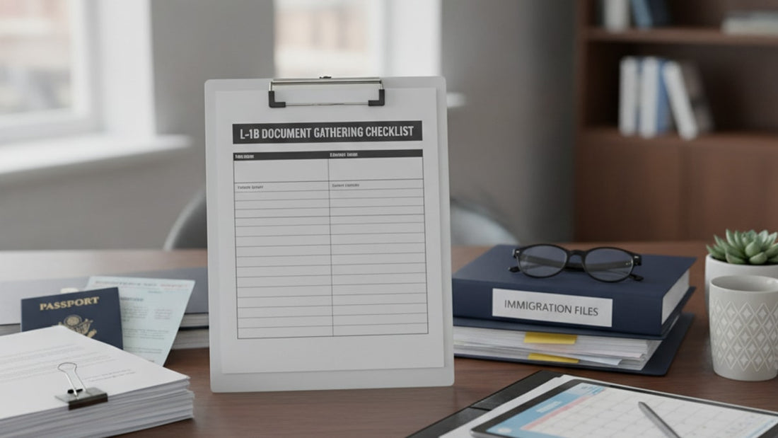 l-1b document gathering checklist - Professional illustration