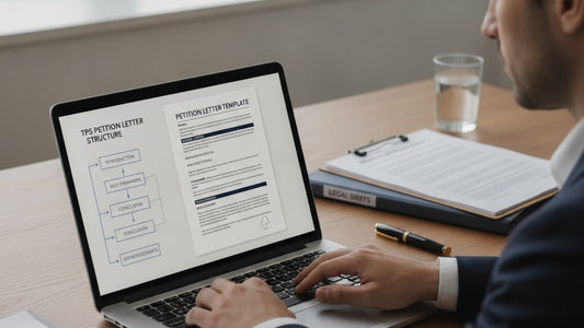 tps petition letter structure - Professional illustration
