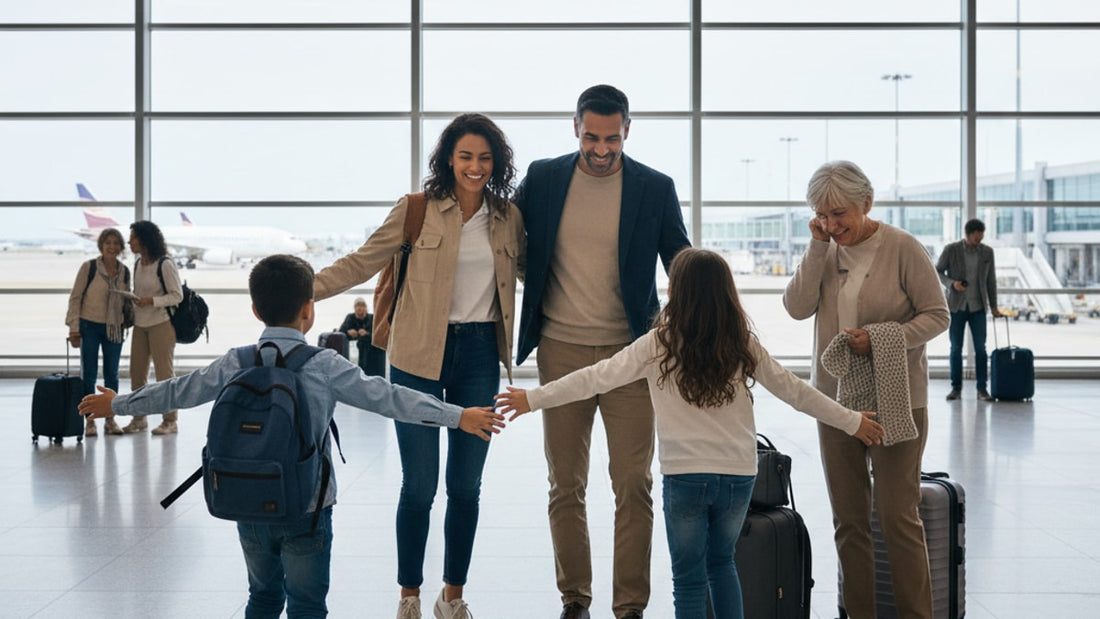 p-1b family members following to join - Professional illustration