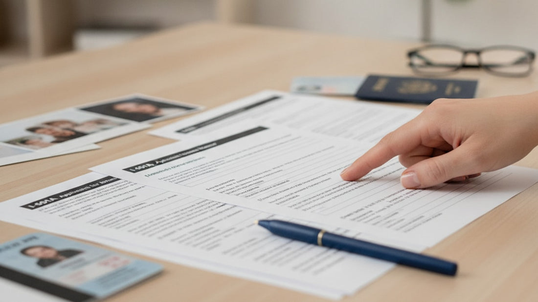 i-601a application process step by step - Professional illustration