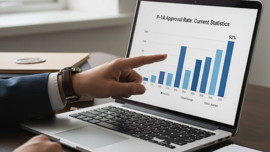 p-1a approval rate current stats - Professional illustration