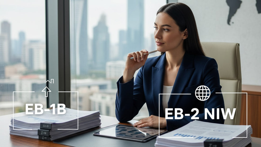 eb-1b vs eb-2 niw - Professional illustration
